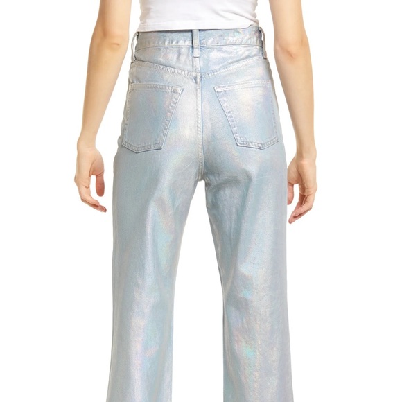 TopShop silver-Iridescent jeans - Picture 4 of 6
